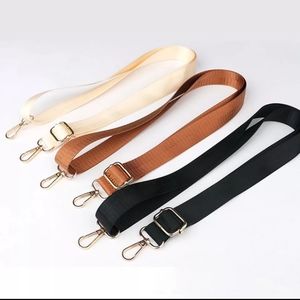 1.3m adjustable nylon strap for bag. Brown or black.